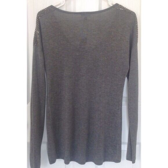 ✨Rhinestone Shoulder Hi-Lo Hem Sweater✨ - Picture 3 of 4